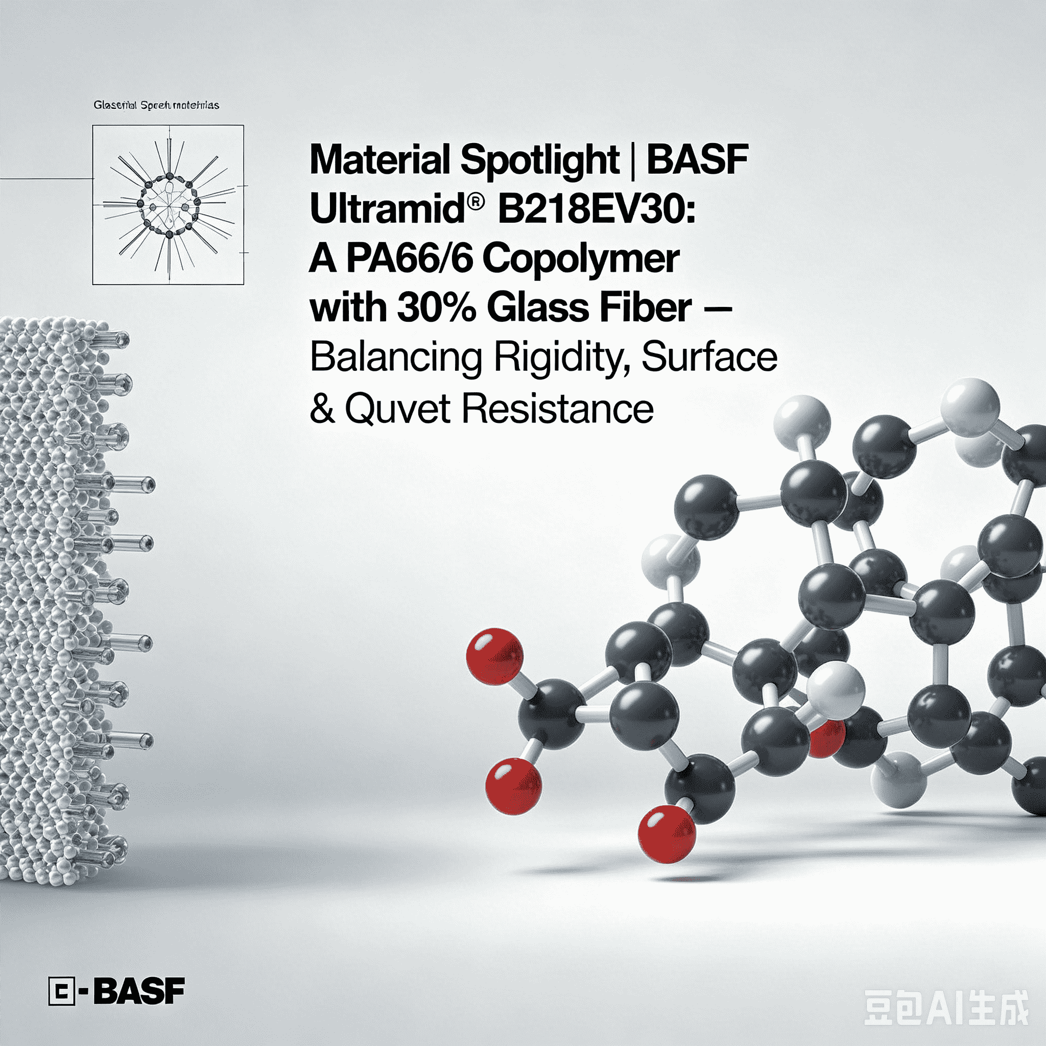 साहित्य स्पॉटलाइट | BASF Ultramid® B218EV30: 30% ग्लास फायबरसह PA66/6 कोपॉलिमर - संतुलित कडकपणा, पृष्ठभाग गुणवत्ता आणि उष्णता प्रतिरोधकता
