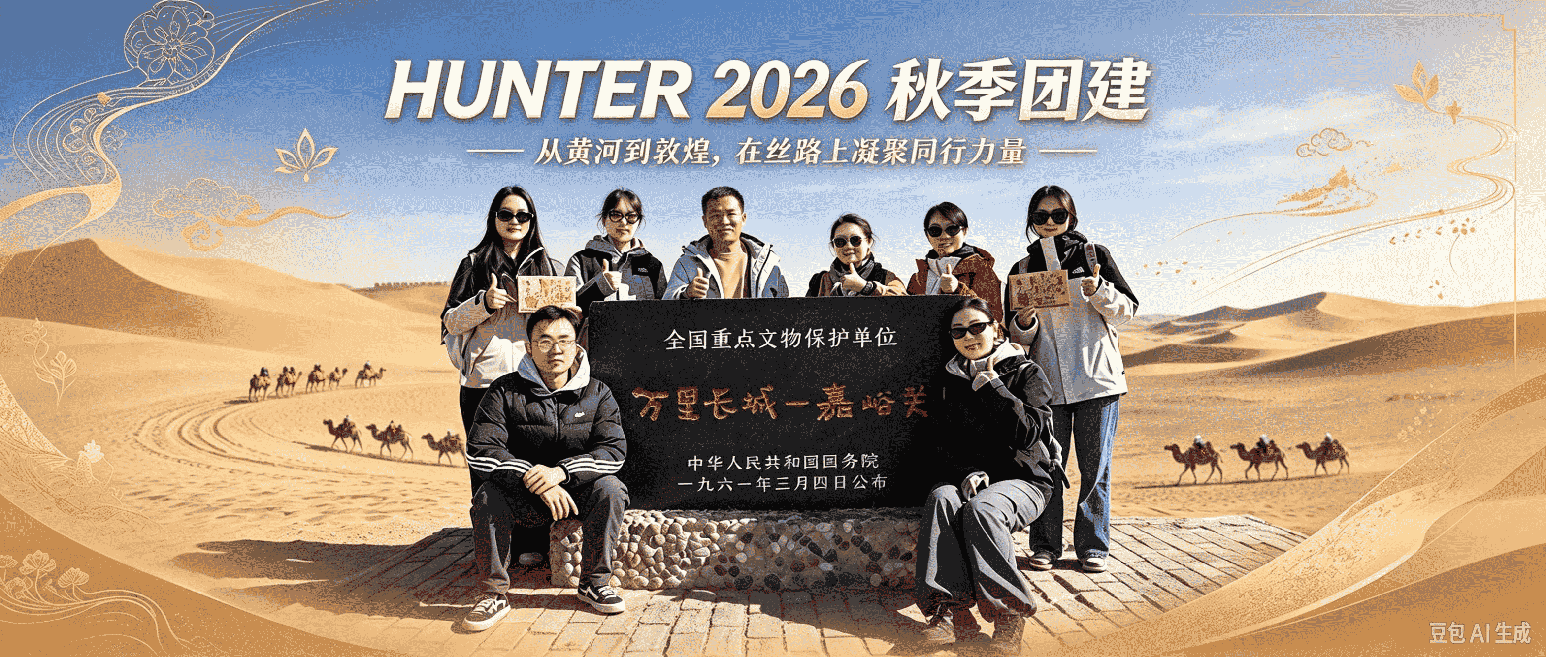 हंटर 2026秋季团建｜从黄河到敦煌,在丝路上凝聚同行力量